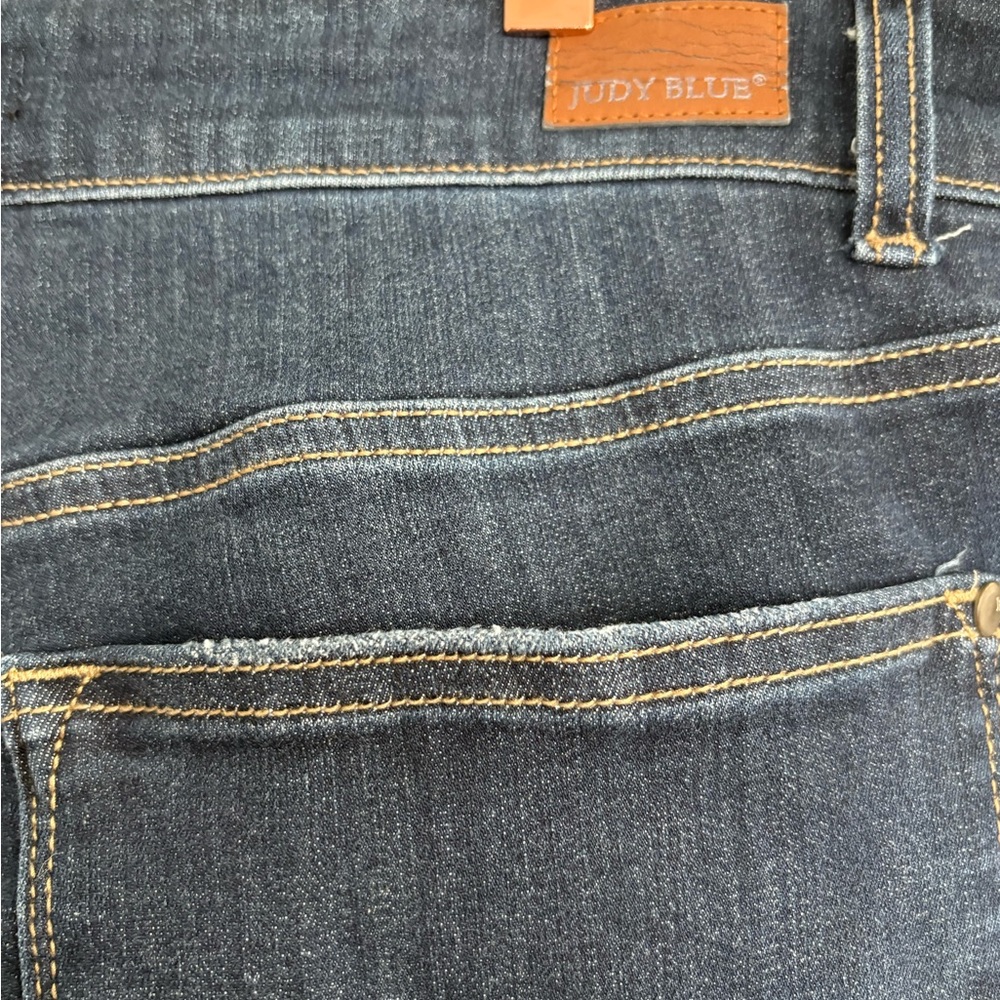 Judy Blue Dark Blue Flare Jeans - Picture 13 of 13